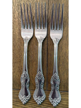 Reed & Barton Marlborough Heritage Flatware – Dinner Forks – 18/10 Stainless